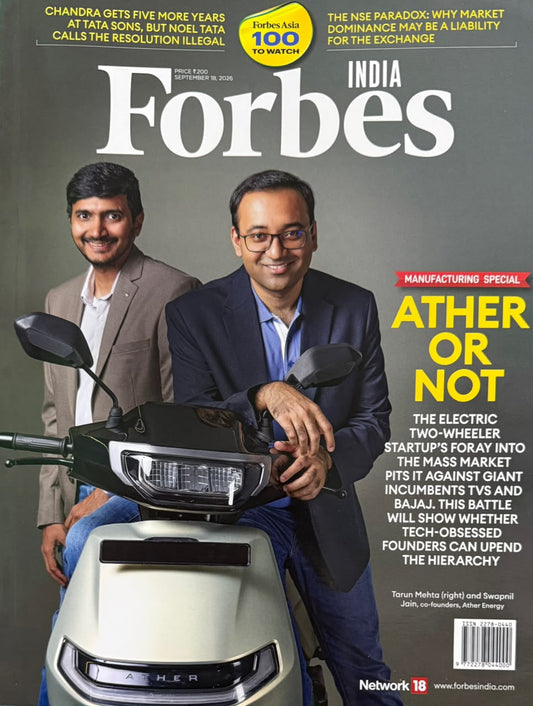 Forbes India magazine 18 September 2026