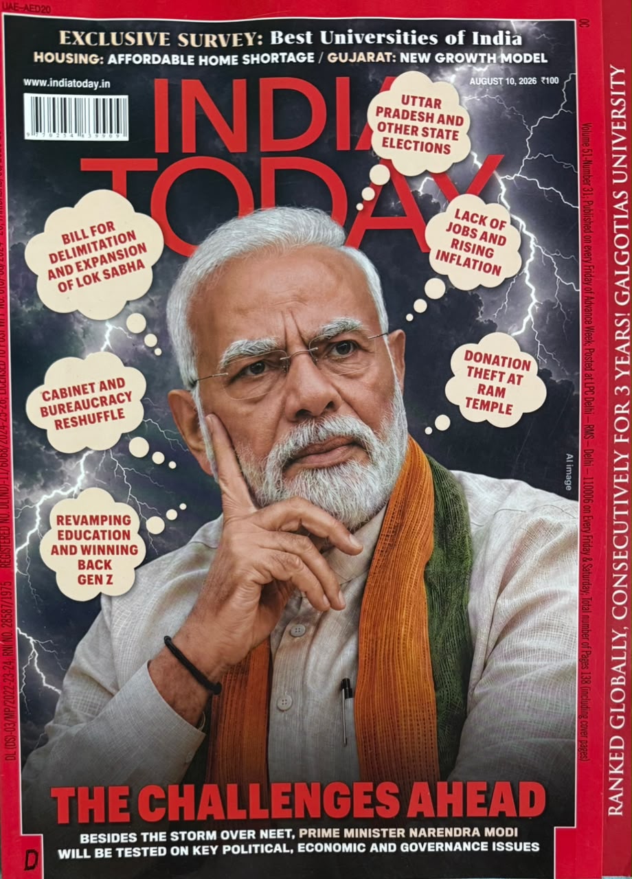 India Today English 10 August 2026