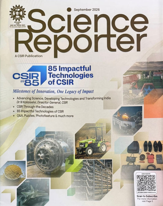 Science Reporter September 2026