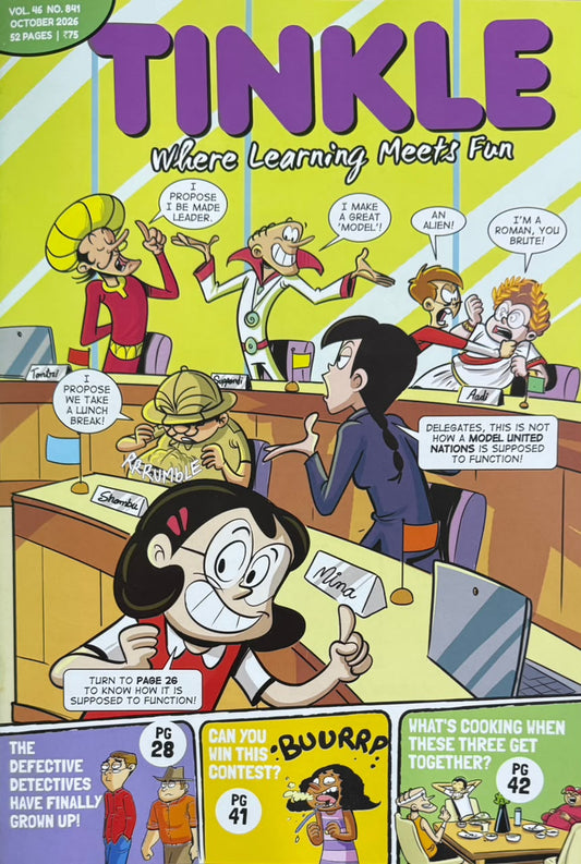 Tinkle Kids magazine October 2026