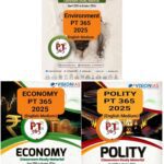Vision IAS PT 365 English Environment, Polity and Economy 2025 Photocopy B/W 308 Pages
