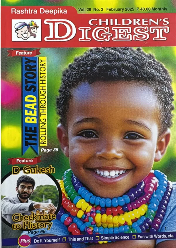 Childrens Digest magazine February 2025 The Bead Story scaled