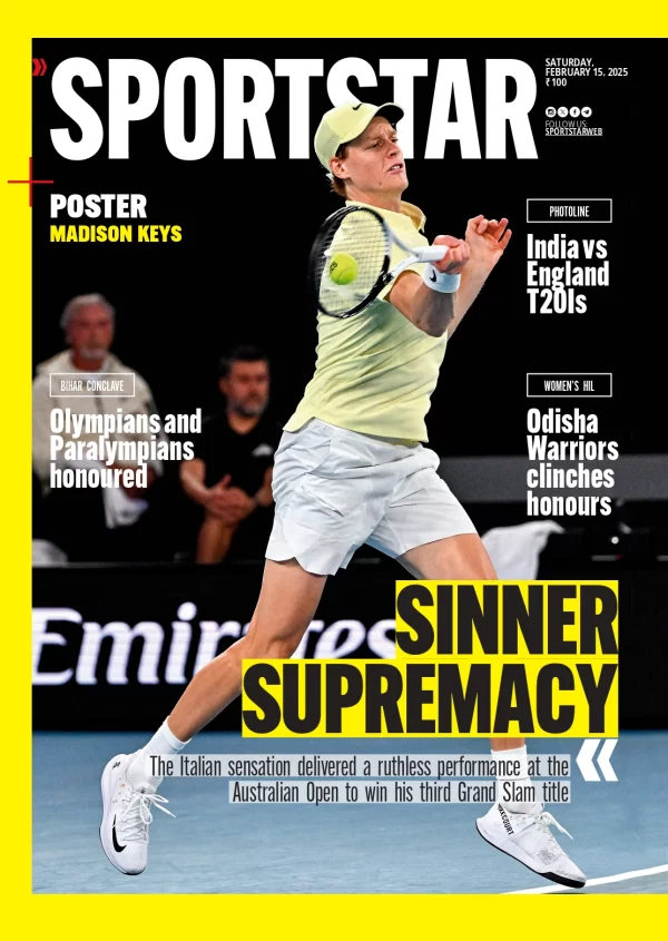 Sports Star magazine 15 February 2025 Sinner Supremacy