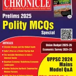Civil Services Chronicle English magazine March 2025 - Prelims 2025 Polity MCQs Special