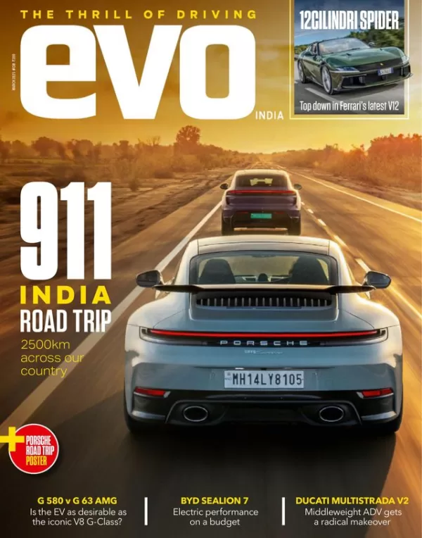 Evo India magazine March 2025 911 India Road Trip