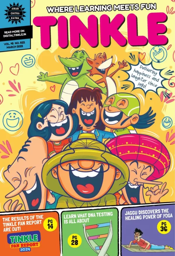 Tinkle magazine March 2025 Where Learning meets Fun