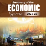 Vision IAS Summary of Economic Survey 2024-25 Photocopy B/W 104 Pages