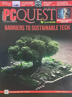 PC Quest May 2025 Monthly Technology Magazine Barriers to Sustainable Tech