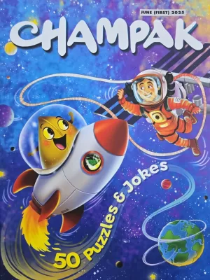 Champak English magazine June First 2025 - 50 Puzzles & Jokes