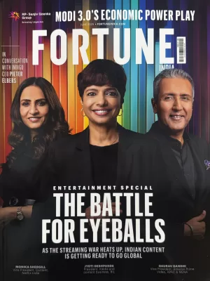 Fortune India magazine June 2025 - Entertainment Special: The Battle For Eyeballs
