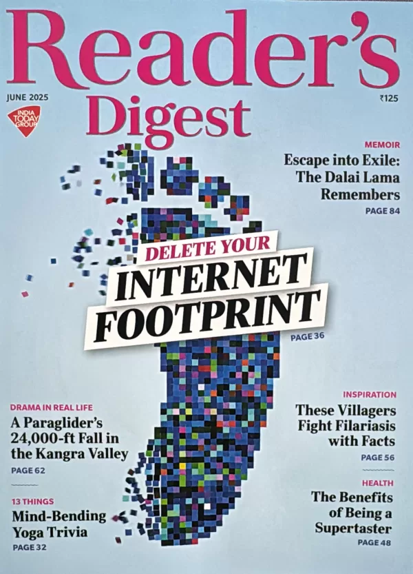 Readers Digest India June 2025 Delete Your Internet Footprint scaled