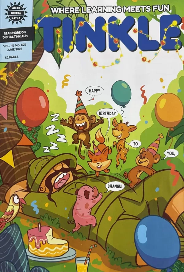 Tinkle Kids Book June 2025 Happy Birthday to you Shambu