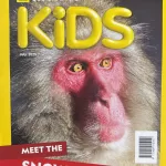 NG Kids NatioanlGeographic magazine July 2025 - Meet The Snow Monkey