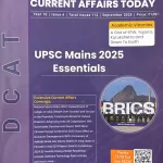 Drishti IAS Current Affairs Today English magazine September 2025 - UPSC Mains 2025 Essentials