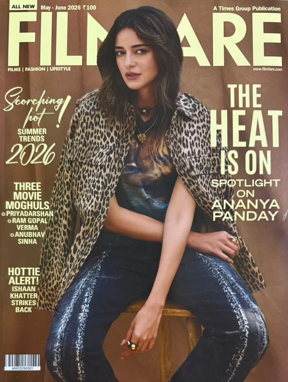 Filmfare magazine May June 2026 - The Heat Is On Ananya Panday Filmfare magazine May June 2026 - The Heat Is On Ananya Panday - Image 1