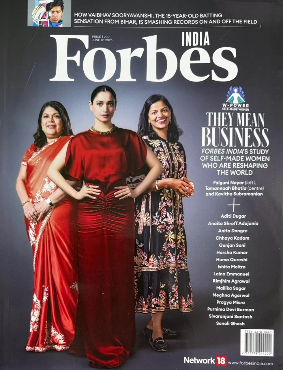 Forbes India magazine 12 June 2026 - W Power They Mean Business Forbes India magazine 12 June 2026 - W Power They Mean Business - Image 1